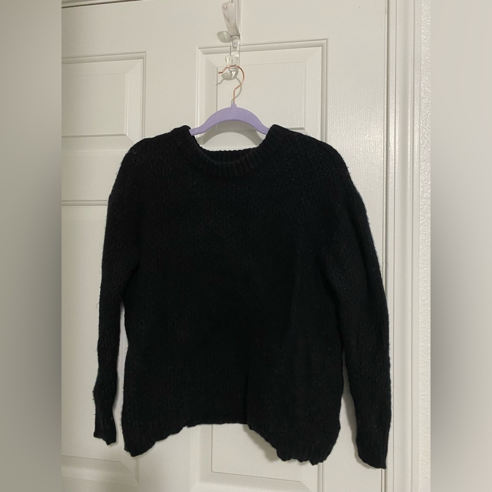 Marc by Marc Jacobs black 100% merino wool sweater